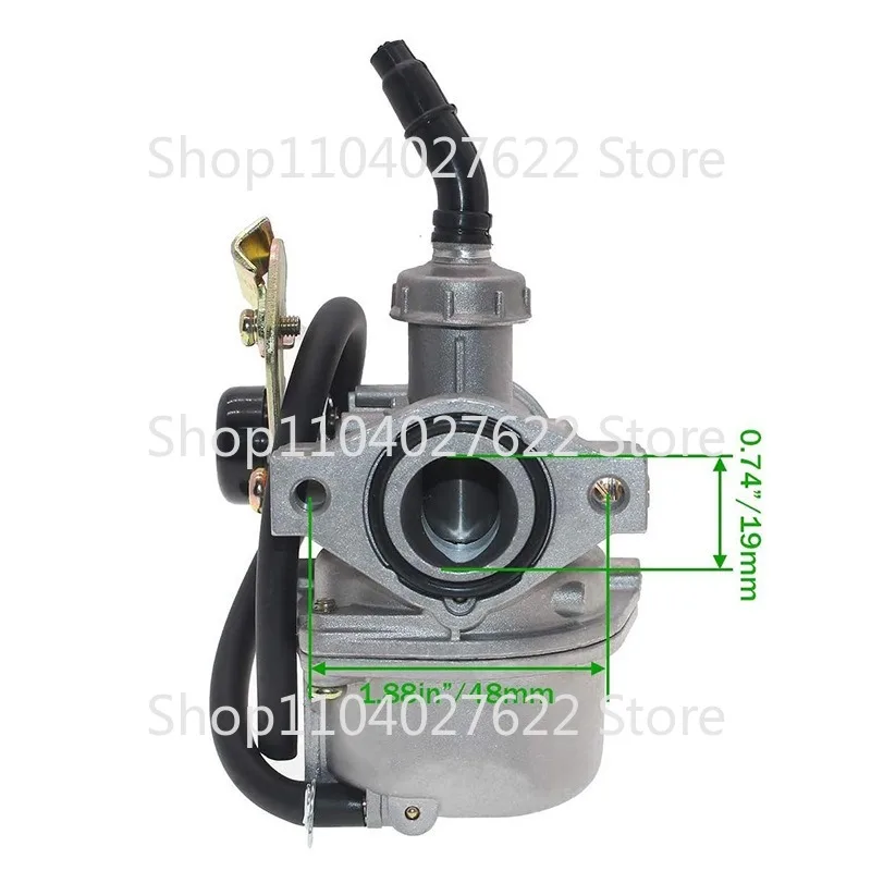 Carburetor PZ19 19mm Carb for 50cc 70cc 90cc 110cc 125cc ATV Quad 4 Wheeler Dirt Bike Motorbike Carburetors