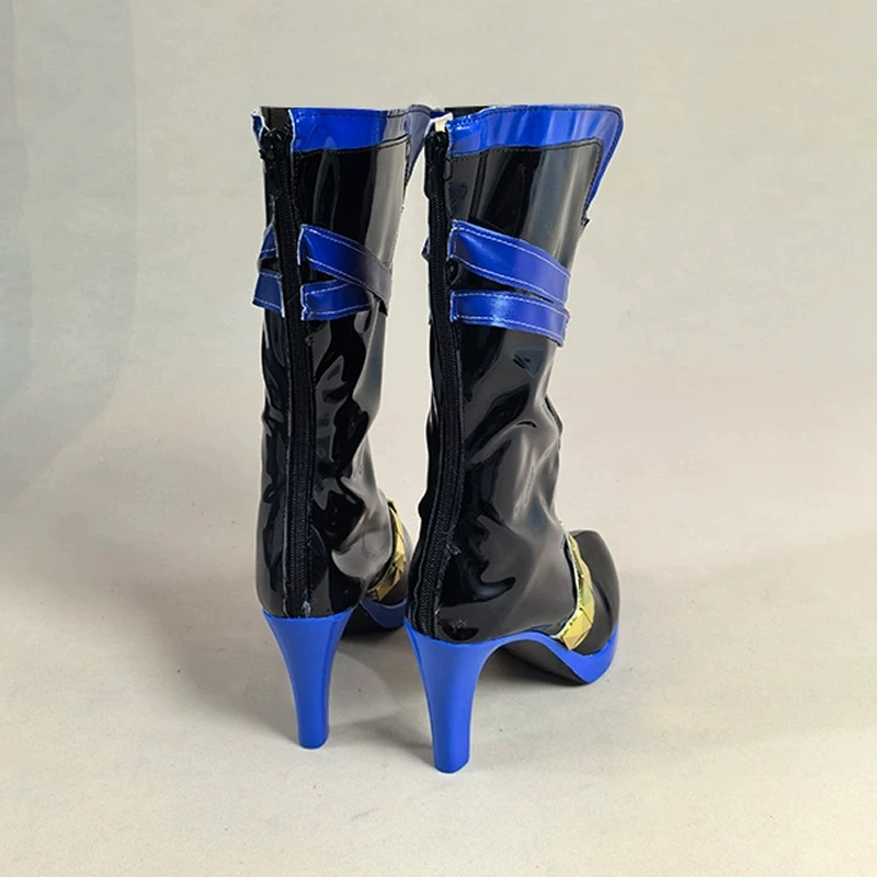 Game Wuthering Waves GALBRENA Cosplay Shoes Women Men Stage High Heels Leather Boots Halloween Costume Prop