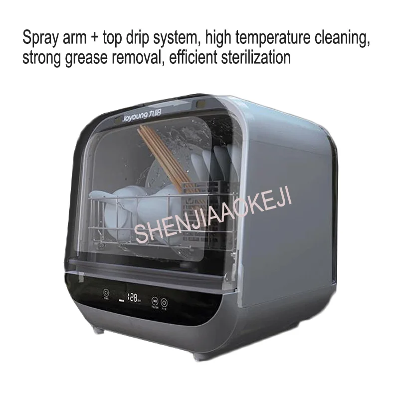 freely place dishwasher 5L Household automatic small desktop intelligent dishwasher X6 ry sterilization 220V