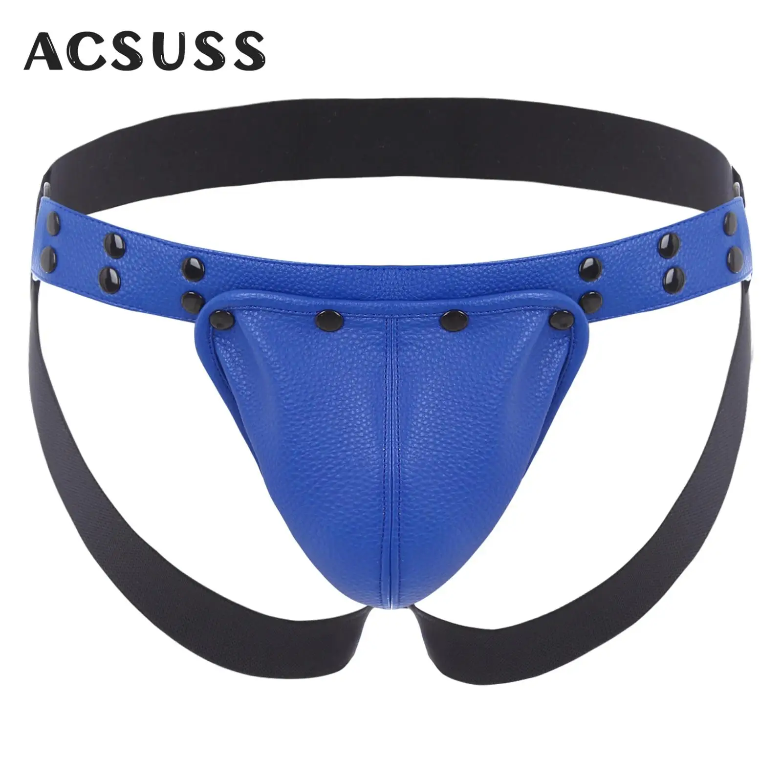 Мужские трусики-стринги из лакированной кожи с эффектом металлик, съемный выпуклый чехол, бандаж, нижнее белье, трусы, сексуальное нижнее белье, трусы