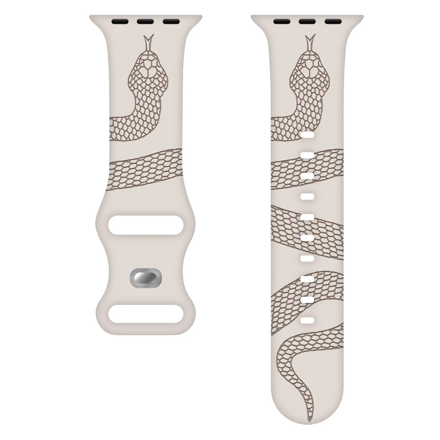Leopardmuster-Armband für Apple Watch, 46 mm, 42 mm, 38 mm, 49 mm, 41 mm, 45 mm, 40 mm, 44 mm, Silikonarmband, iWatch Series 12, 11, 10, 9, 8, 7, 6, 5, 4, SE. – Detail 17