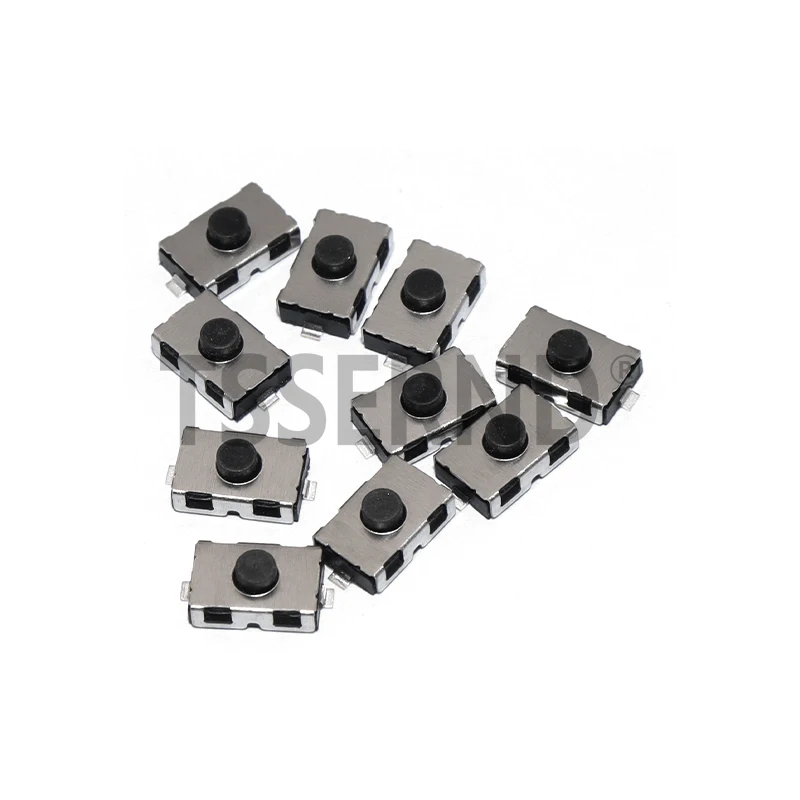 10PCS 3X6X2.5MM NO Micro Switch Normally Closed 3X6 SMD Touch Silica Gel Button Keys Interrupteur 4*6 NC Soft Button SMD 3*6*2.5
