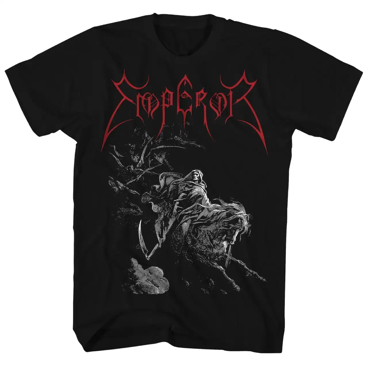 

Футболка Emperor Band 1991, норвежская, черная, металлическая, рок, темный стиль, винтажная, мужская и женская футболка с коротким рукавом, хлопковые летние футболки