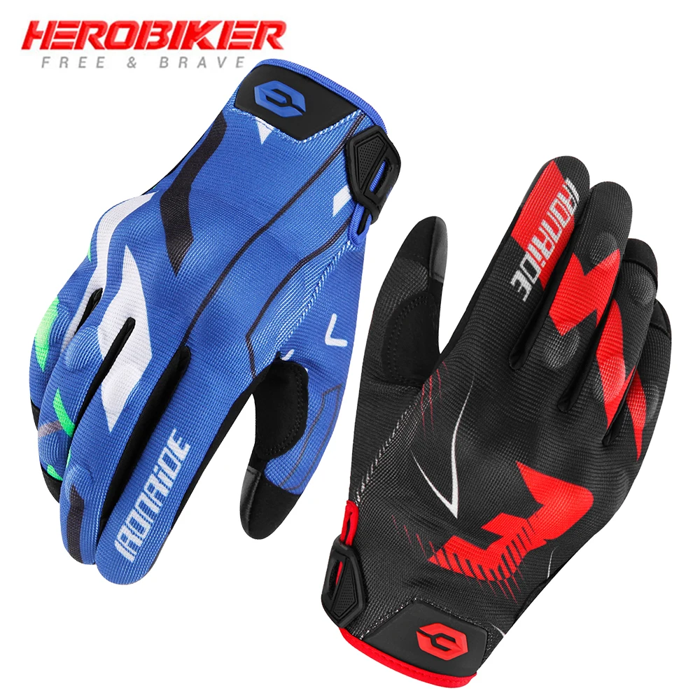 

Motorcycle Riding Gloves Breathable And Scratch Resistant Sports Gloves Outdoor Anti-collision Touch Screen Protective Gloves