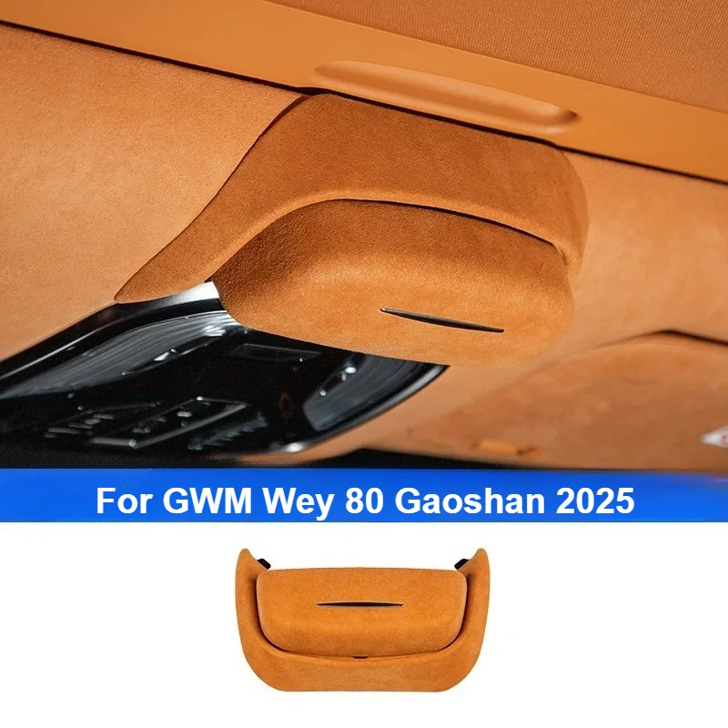

For GWM Wey 80 Gaoshan 2025 Suede Glasses Storage Case Eyeglass Case Interior Modification Accessories