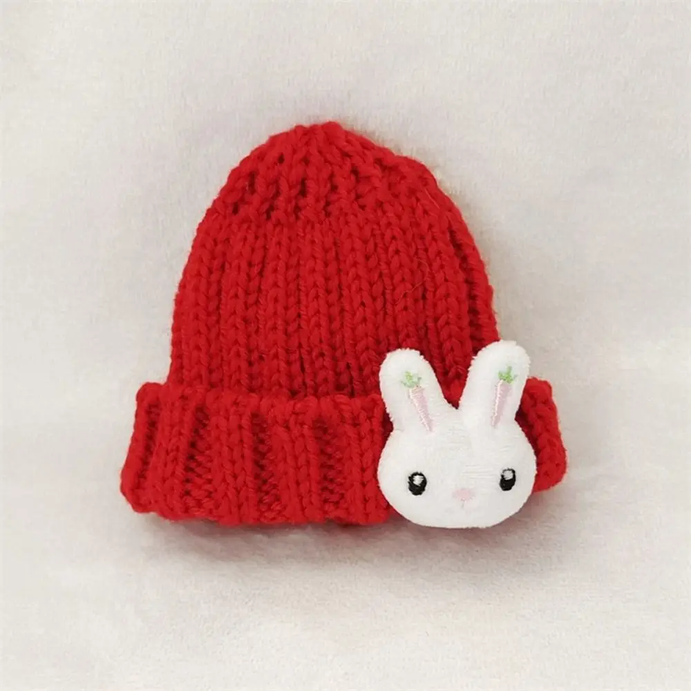 Gorro tejido a la moda, Color caramelo, 10 estilos, tocado de muñeco de peluche, accesorios para muñecas DIY de animales bonitos, muñecas de algodón de 15cm