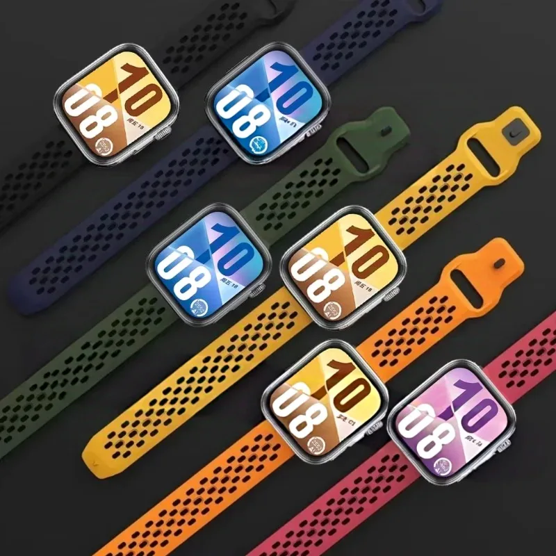 Sport-Silikonarmband für Huawei Watch Fit 4/3, atmungsaktiv, bequem, einfache Anpassung, Armband für Huawei Watch Fit 4 Pro Correa