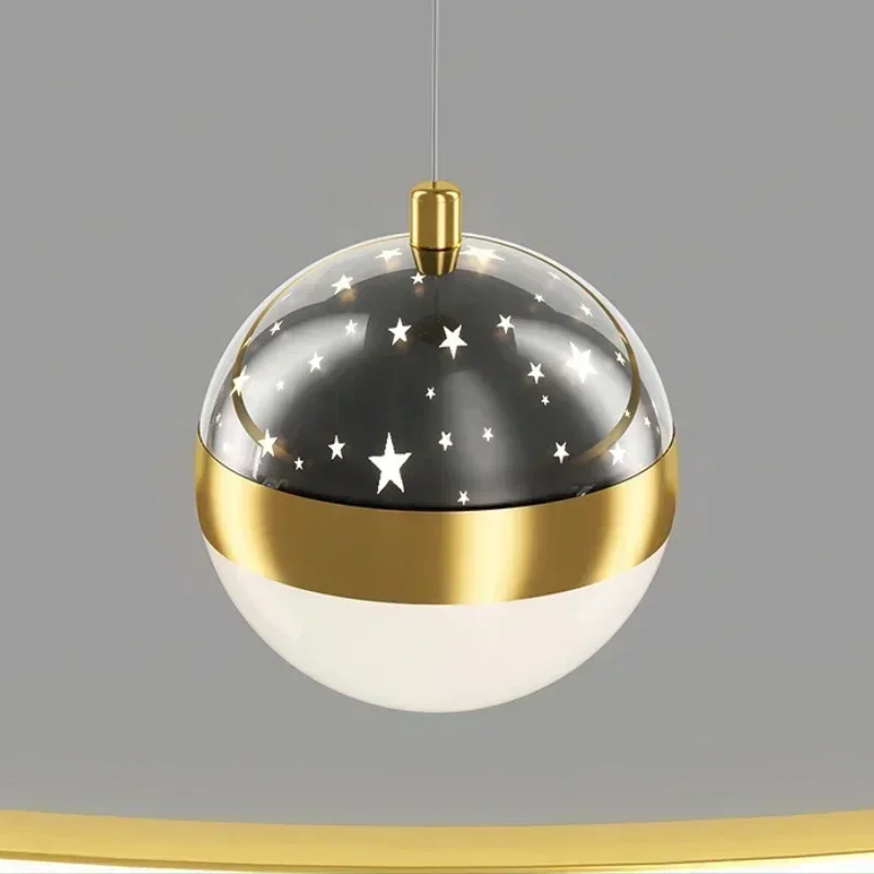 Modern Minimalist Pendant Light Starry Sky Shaped  Decor Branch Living Ceiling Chandelier HomeBedroom Dining Table LED Lamp