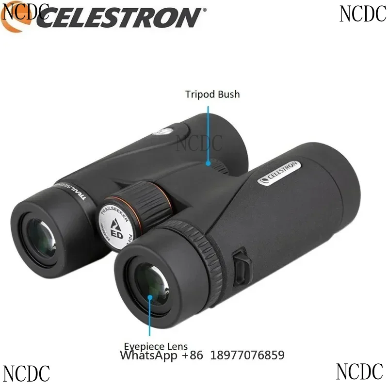 Trailseeker 10X42/8X42 ED Binoculars High-Index BAK4 Prism Di-Phase-Correcting Coating Hunters And Boater