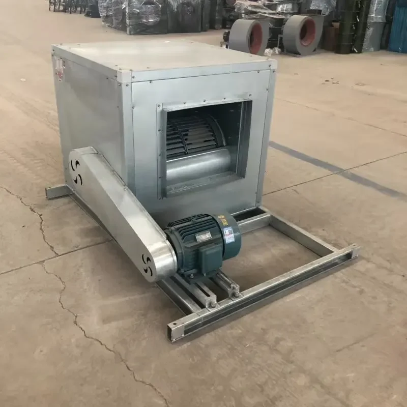 Low noise centrifugal fan, fire exhaust