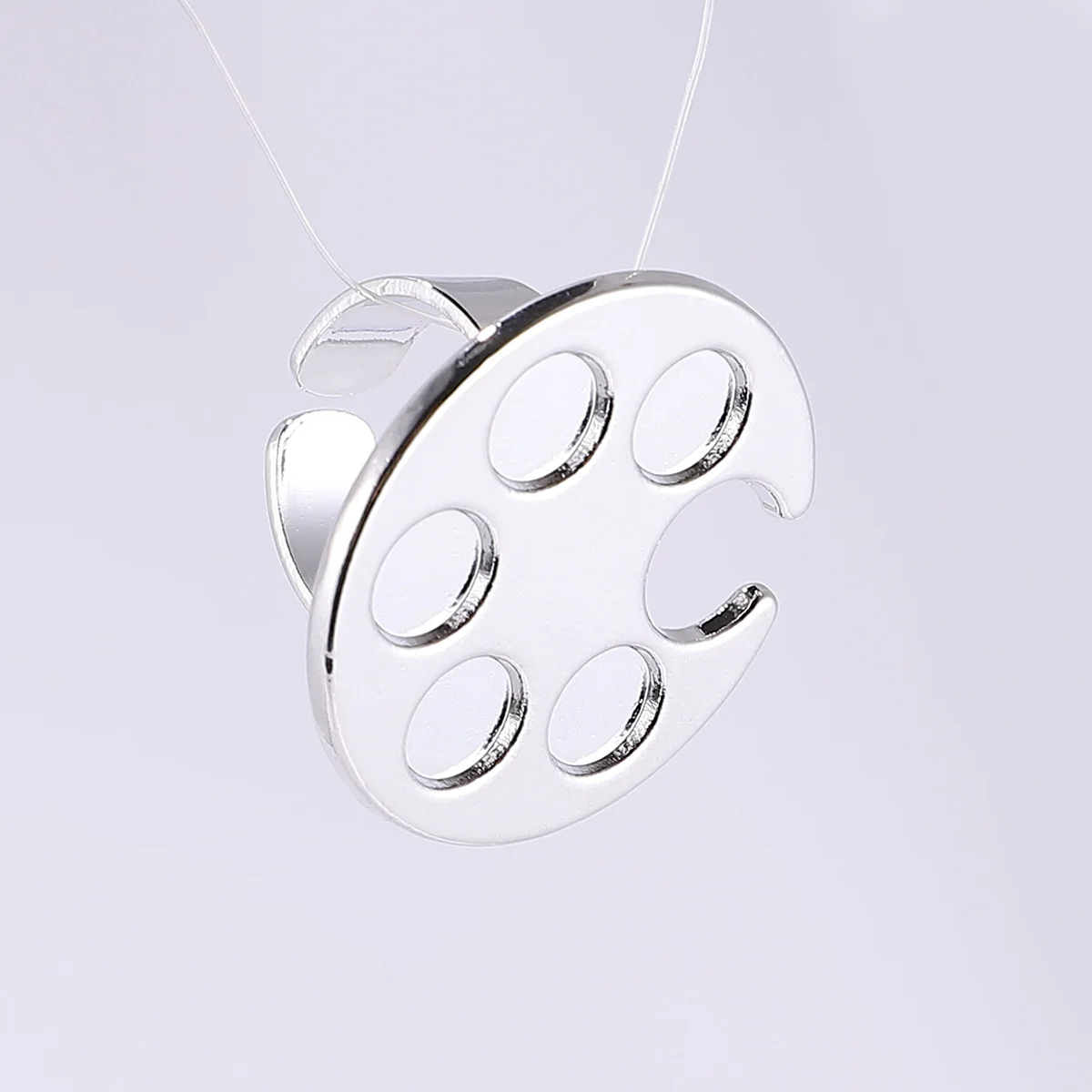 

2pcs Art Color Mixing Board Premium Portable Manicure Tool False Nail Display Plate Multi-Purpose Paint Tray For Foundation