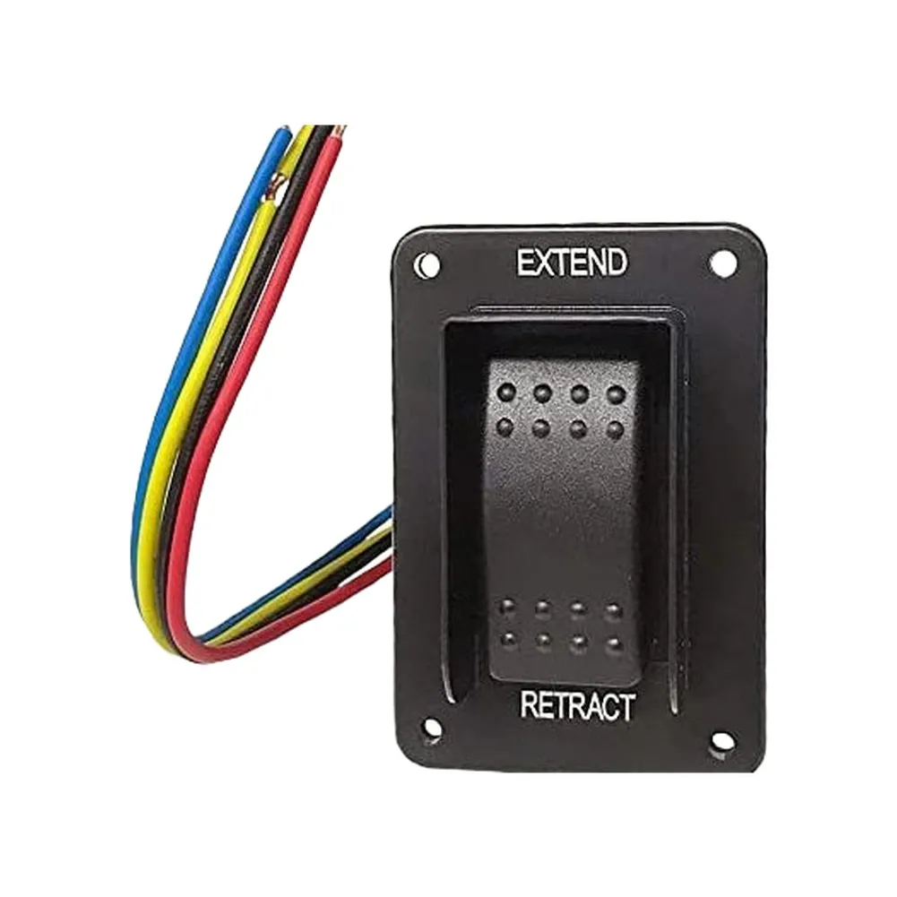 Electric Jack Switch for RV and For Camper For Stabilizer Systems 387874 12V For Power Supply Plastic Copper Build