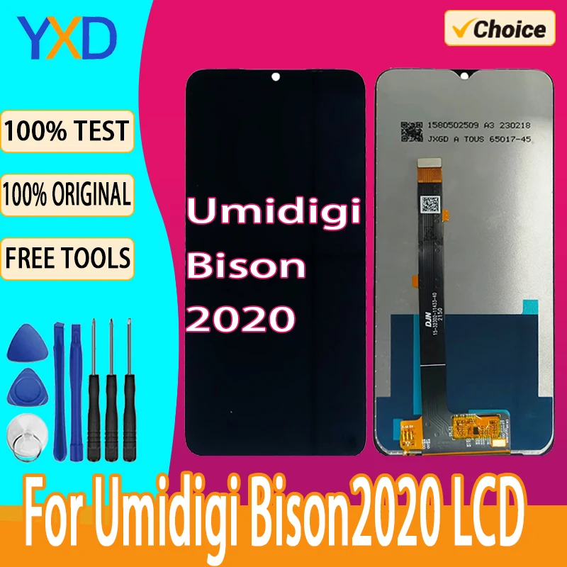 

ЖК-дисплей для Umidigi Bison 2020, сменный ЖК-дисплей, сенсорный экран для Umidigi Bison 2020, ЖК-экран с дигитайзером в сборе