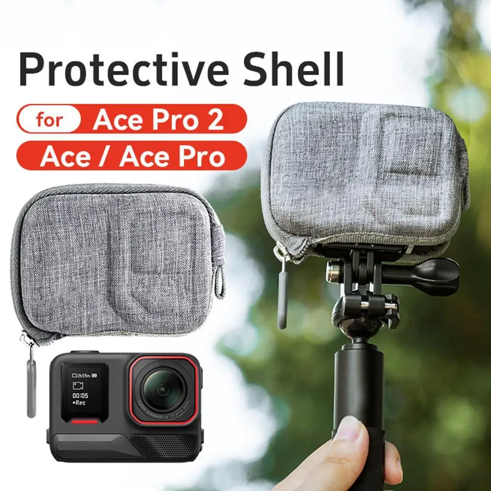 For Insta360 AcePro2/AcePro/Ace Mini Body Storage Bag Outdoor Travel Carrying Case Dust-proof Anti-scratch Protective Shell