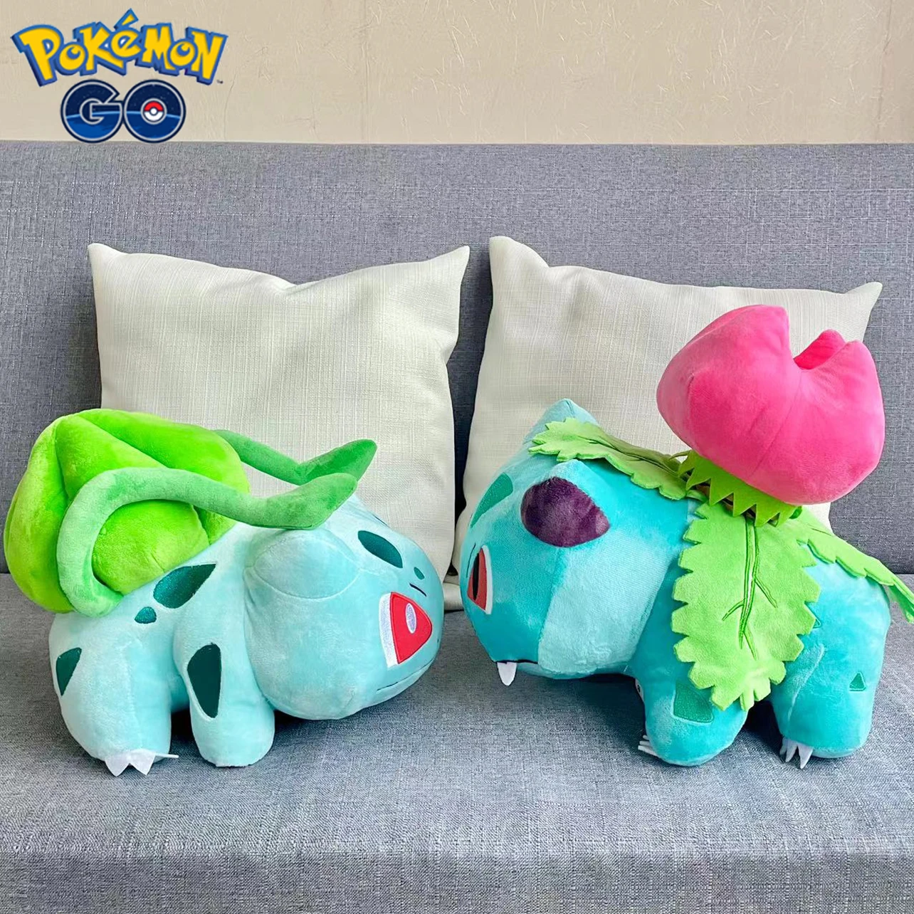 Pokemon Bulbasaur Venusaur Ivysaur Plush Toys 30cm Anime Cartoon Stuffed Cotton Pillow Doll Party Gift for Boys Girls Room Decor