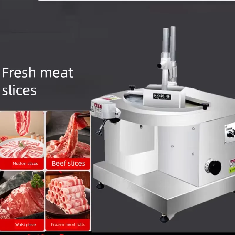 Commercial Automatic Fresh Meat Slicer Hot Pot Restaurant Necessary Beef and Mutton Slicing Beef and Fresh Meat Cutting Machine