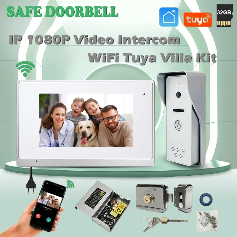 

Spot Goods Support See Outside True Environmen Lobby Phone Wifi Tuya Smart Video Door Phone Intercom For Home Security