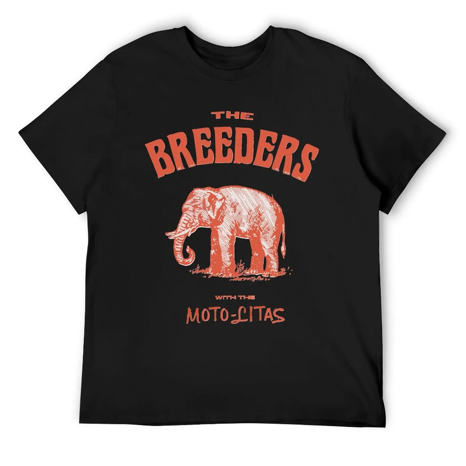 The Breeders T-Shirt graphics oversized t shirt summer tops black t-shirts for men