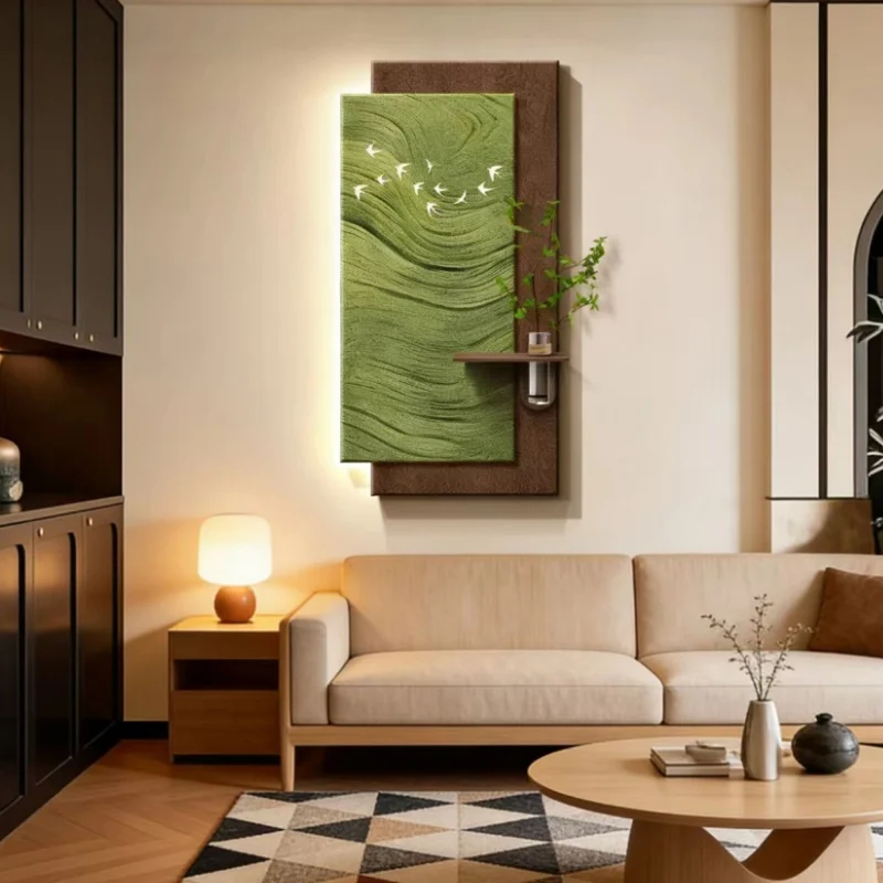 Italian-style entrance decorative mural lamp for living room hallway and corridor with a sophisticated sandstone painting effect