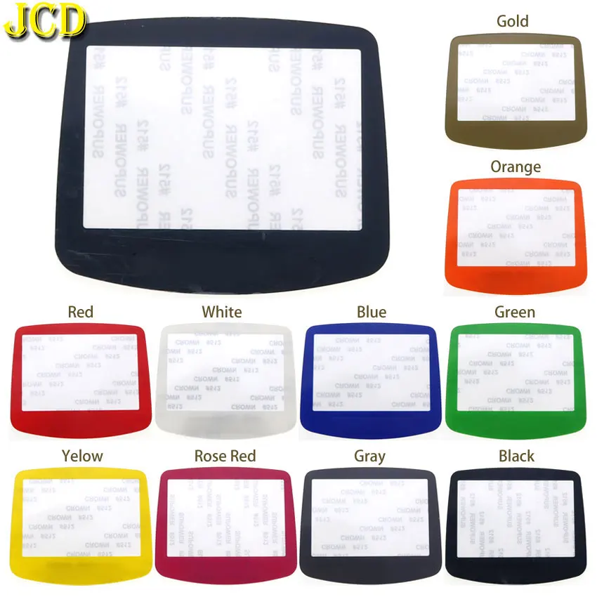 

JCD Colorful Screen Lens Protector Cover For GBA Plastic Display Protector Lens