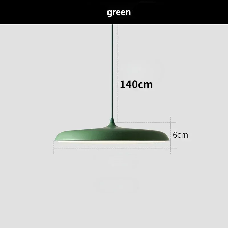 xiuxiu Moderne UFO Led Anhänger Licht Design Runde Innen Hängen Lampe Nordic Küche Esstisch Wohnzimmer Wohnkultur Suspension lampe 6