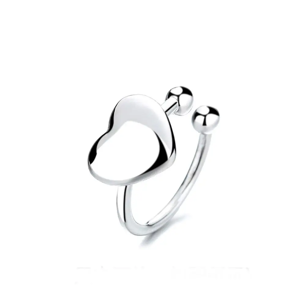 

Elegant Geometric Ear Jewelry Copper Love Heart Star Ear Cuff Women Ear Clips Clip On Earrings Korean Hoop Earrings
