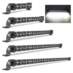 QIDEWIN 30W 60W Offroad LED Light Bar 6D Combo Work Light 12V 24V for Driving Boat Car Truck 4x4 SUV ATV Fog Lamp