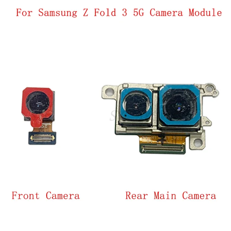 Rear Back Front Camera Flex Cable For Samsung Z Fold 3 5G F926 Main Big Small Camera Module Repair Parts