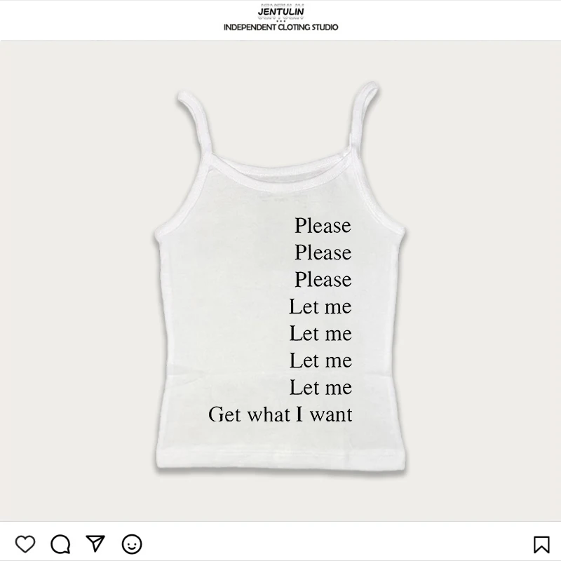 2000er Jahre Y2K Brief Drucken Gothic Punk Damen Leibchen Tops Hip Hop Hot Girl TankTop Sexy Mode Harajuku Emo Girl Grunge Crop Top