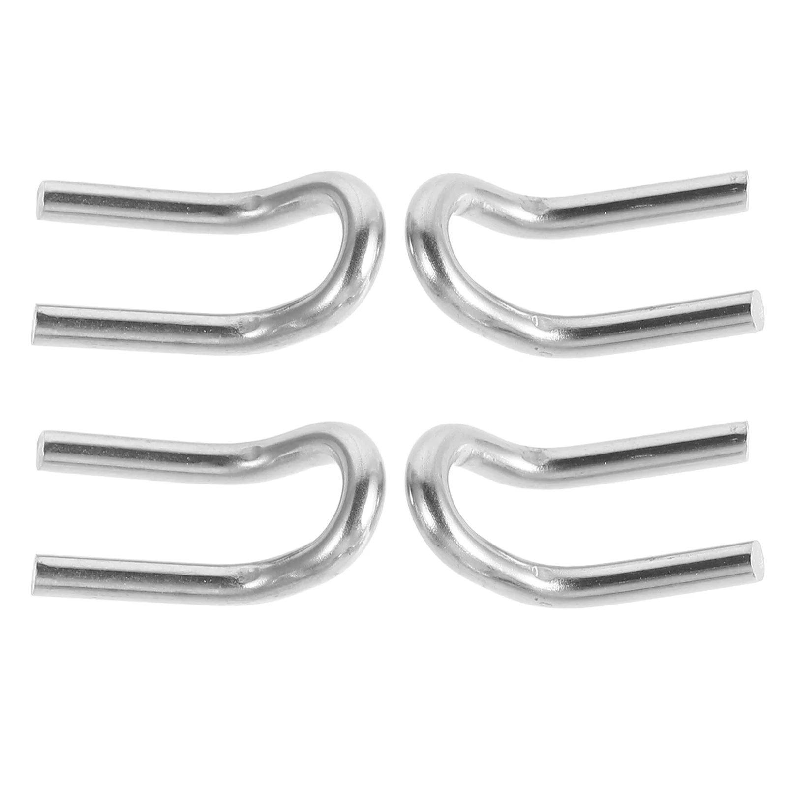 

4Pcs Motorcycle Exhaust Spring Hooks Stainless Steel U-Shaped Easy Installation Durable Exhaust Pipe Accessory