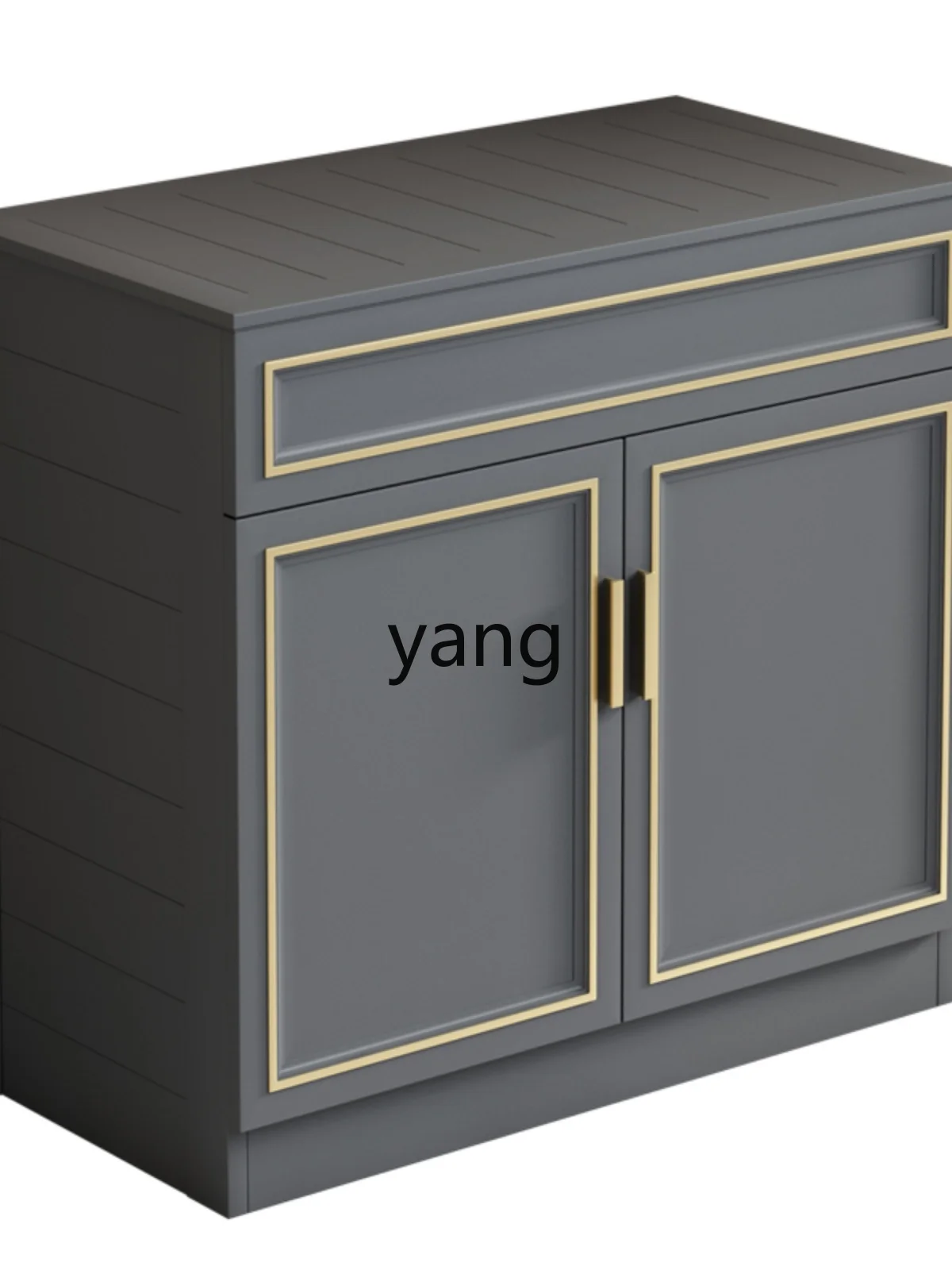 lmm  Aluminum Alloy Fish Tank Cabinet Sea Water Aquarium Aquatic Plants Aquarium Living Room Floor Cabinet Shelf Customization