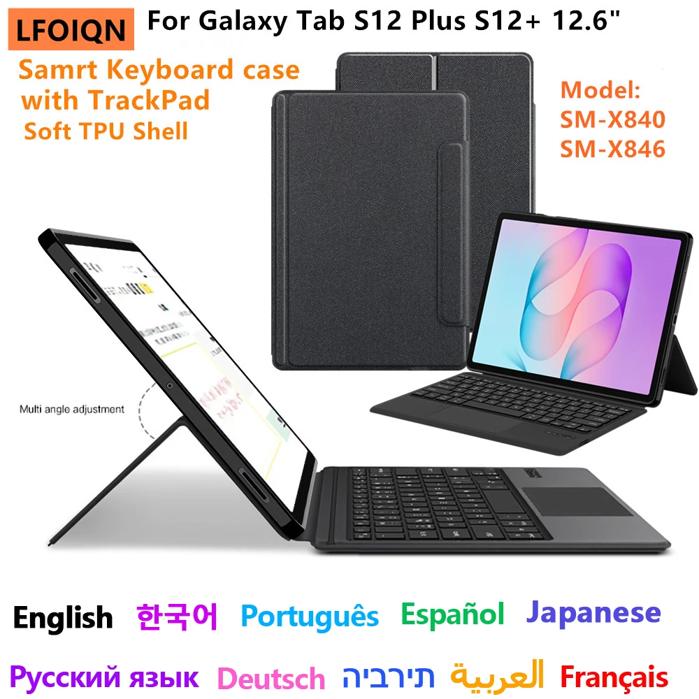 LFOIQN TrackPad Keyboard For Samsung Galaxy Tab S12 Plus 12.6