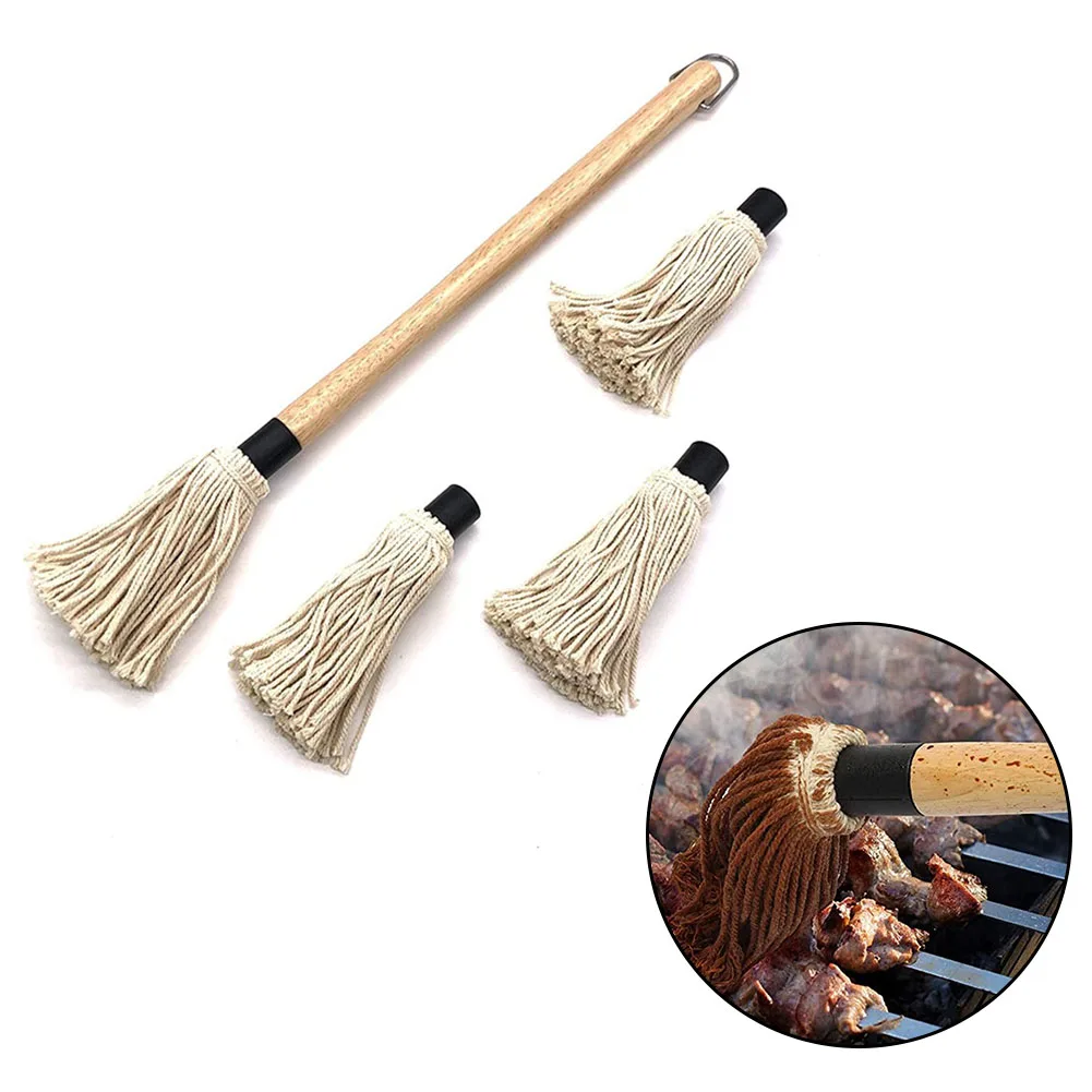 

Premium BBQ Mop Brush Set Enhance Grilling Experience With High Quality Oiling Brush Outdoor Barbecue Tool