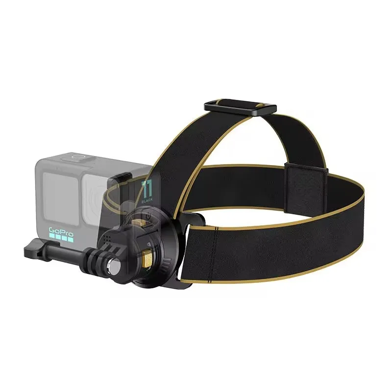 PULUZ Magnetic Quick Release Head Strap Sports Camera Headband POV Shooting Bracket For Gopro HERO12 DJI Insta360 Ace Pro Camera