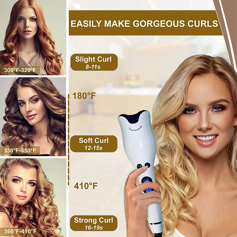 Curly Hair Artifact Multi Function Rose Curly Hair Stick Curling Iron Professional Styling Tools Wand Automatic Curling Iron