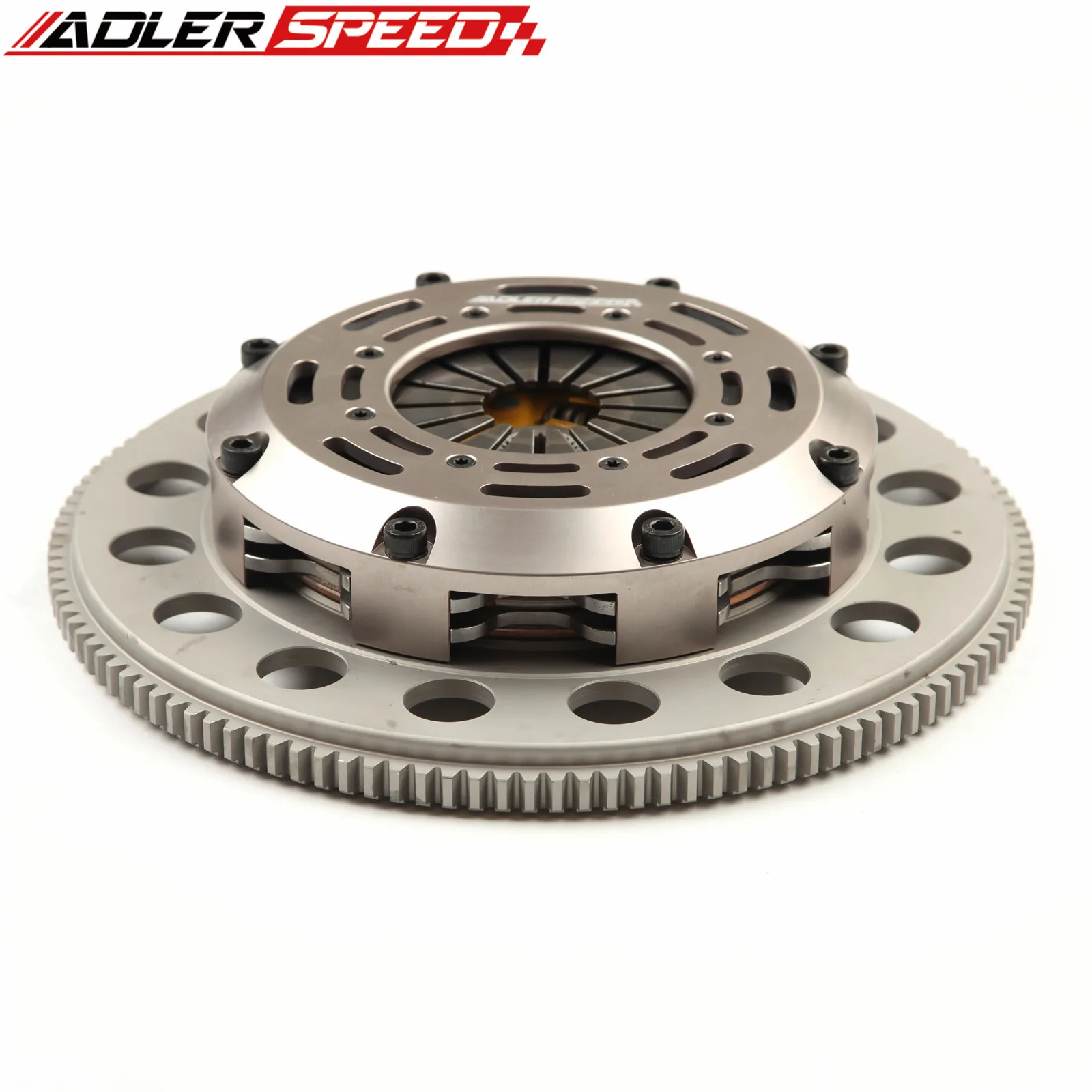 ADLERSPEED Race & Street Clutch Twin Disc For 90-96 NISSAN 300ZX 3.0L Medium Flywheel