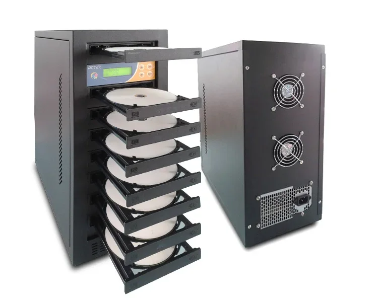 

Guangzhou Wholesale 1 writer with 11 trays CD duplicator