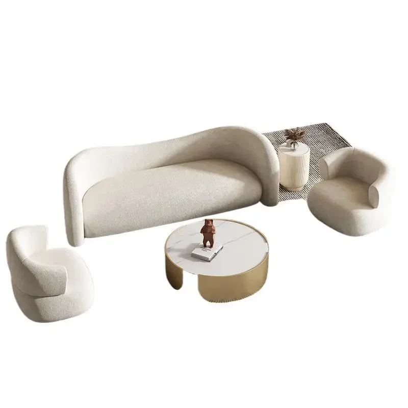 

Modern simple single sofa chair, Nordic small apartment living room lazy, leisure chair, light luxury retro sofa single chair