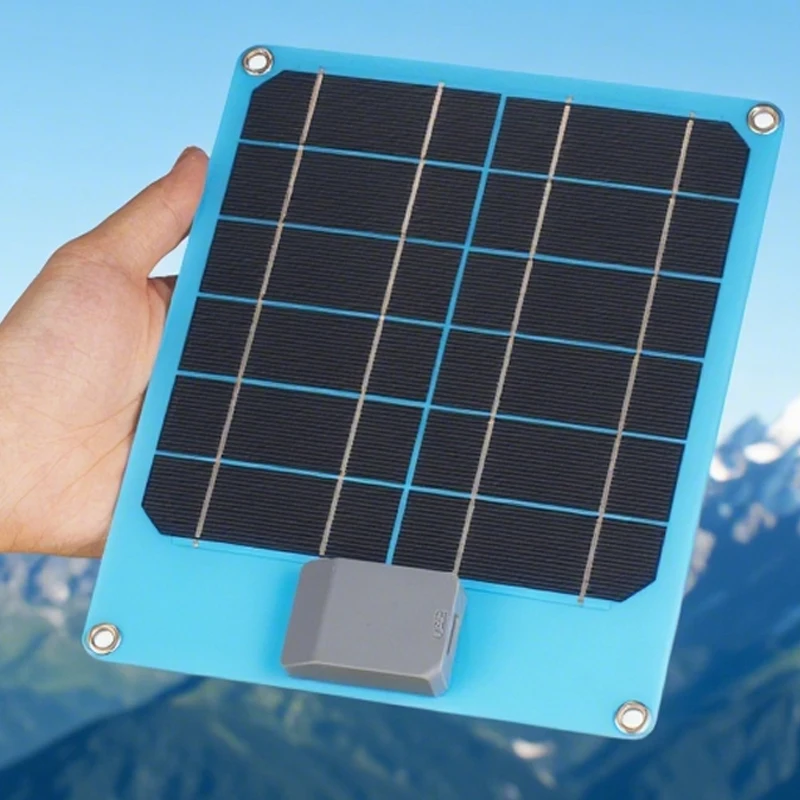 Solar Panel 20W-100W USB Type-C Waterproof Outdoor Hiking Camping Portable Battery Mobile Phone 5V Charging Bank Charging Panel