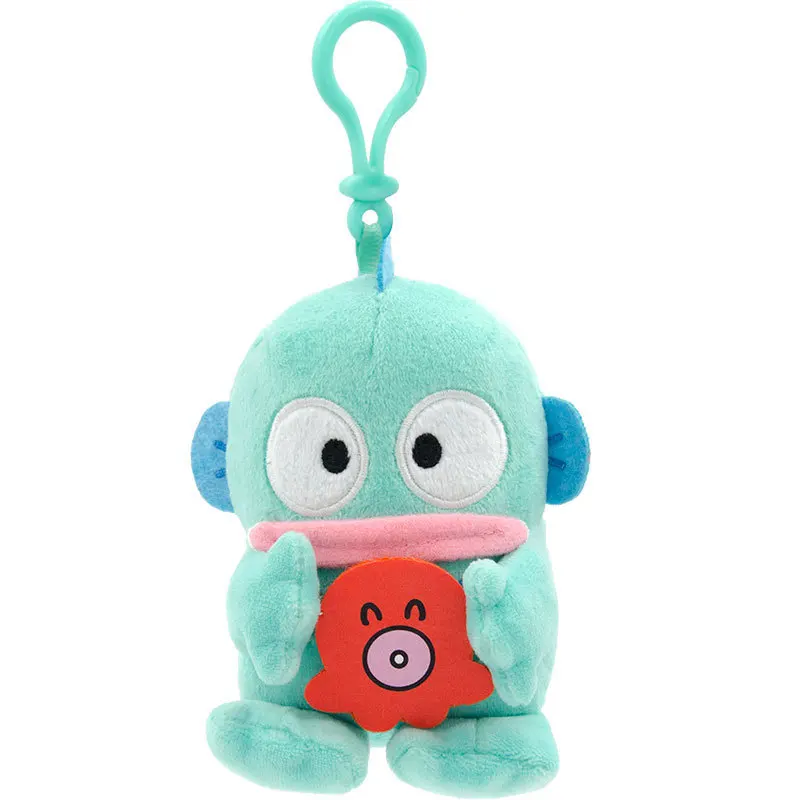 Sanrio Hangyodon Plush Ugly Fish Pendant Bag Charm Cartoon Octopus Dolls Handbag Keychain Surrounding Doll Accessories Gift view 4
