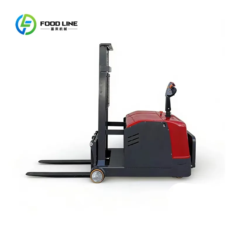 Custom counter balanced electric stacker pallet stacking device low noise running condition retail storage material transport