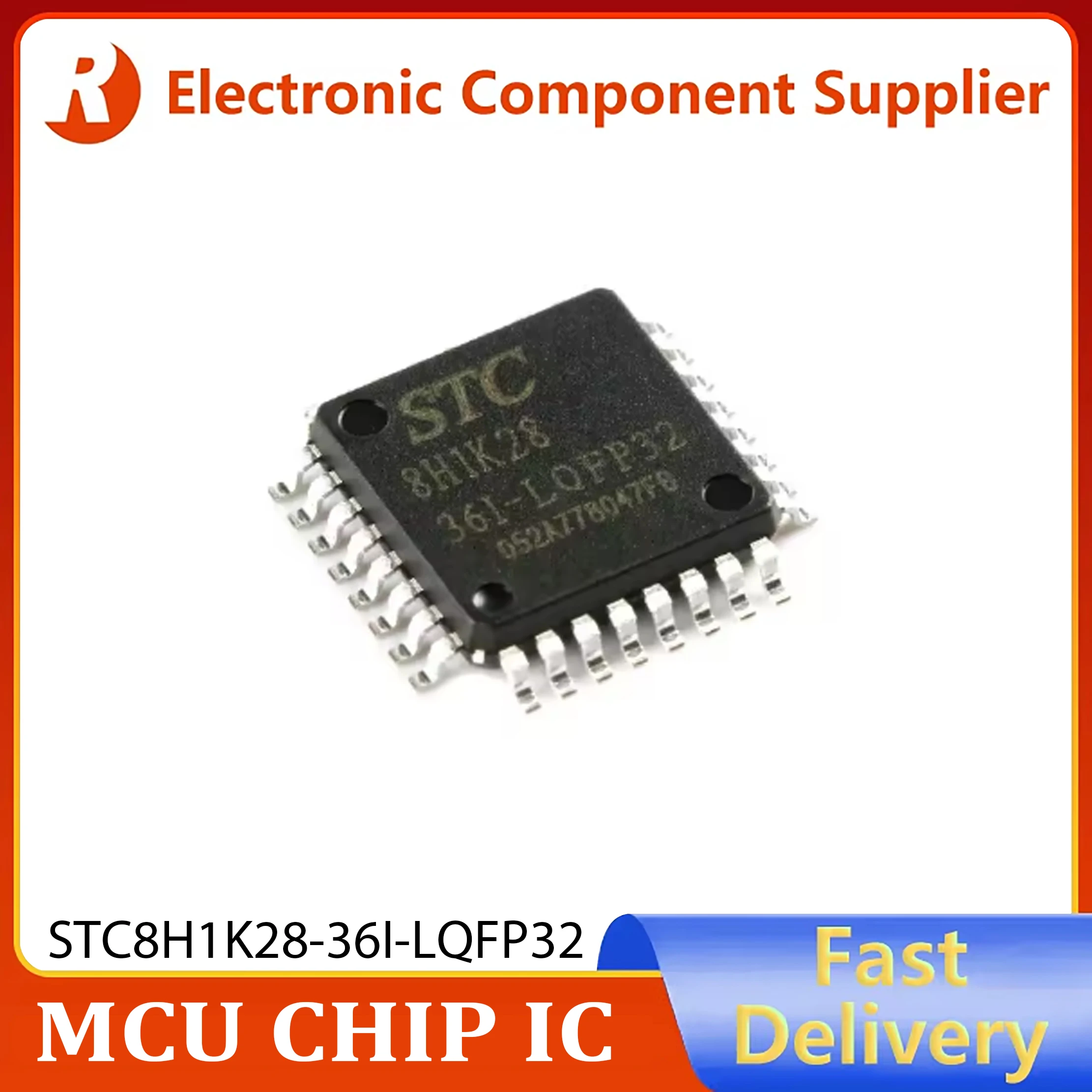 10pcs Original STC8H1K28-36I-LQFP32 enhanced 1T 8051 microcontroller MCU