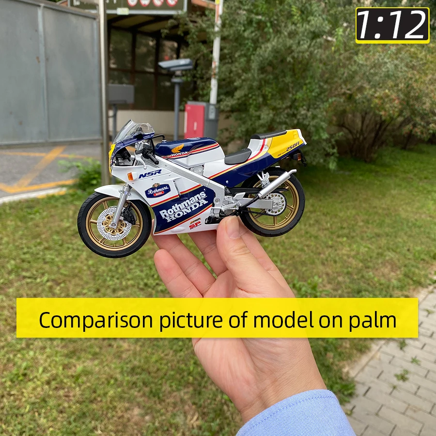 AOSHIMA 1:12 scale new 1988 Honda NSR 250R SP R4 Rothmans MC18 motorcycle model static display festive gift collection