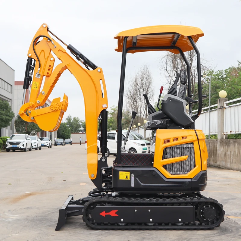 Euro 5 CE EPA Small Excavator Construction Farm Diesel Mini Excavator Multifunctional Hydraulic Crawler Mini Digger Customized