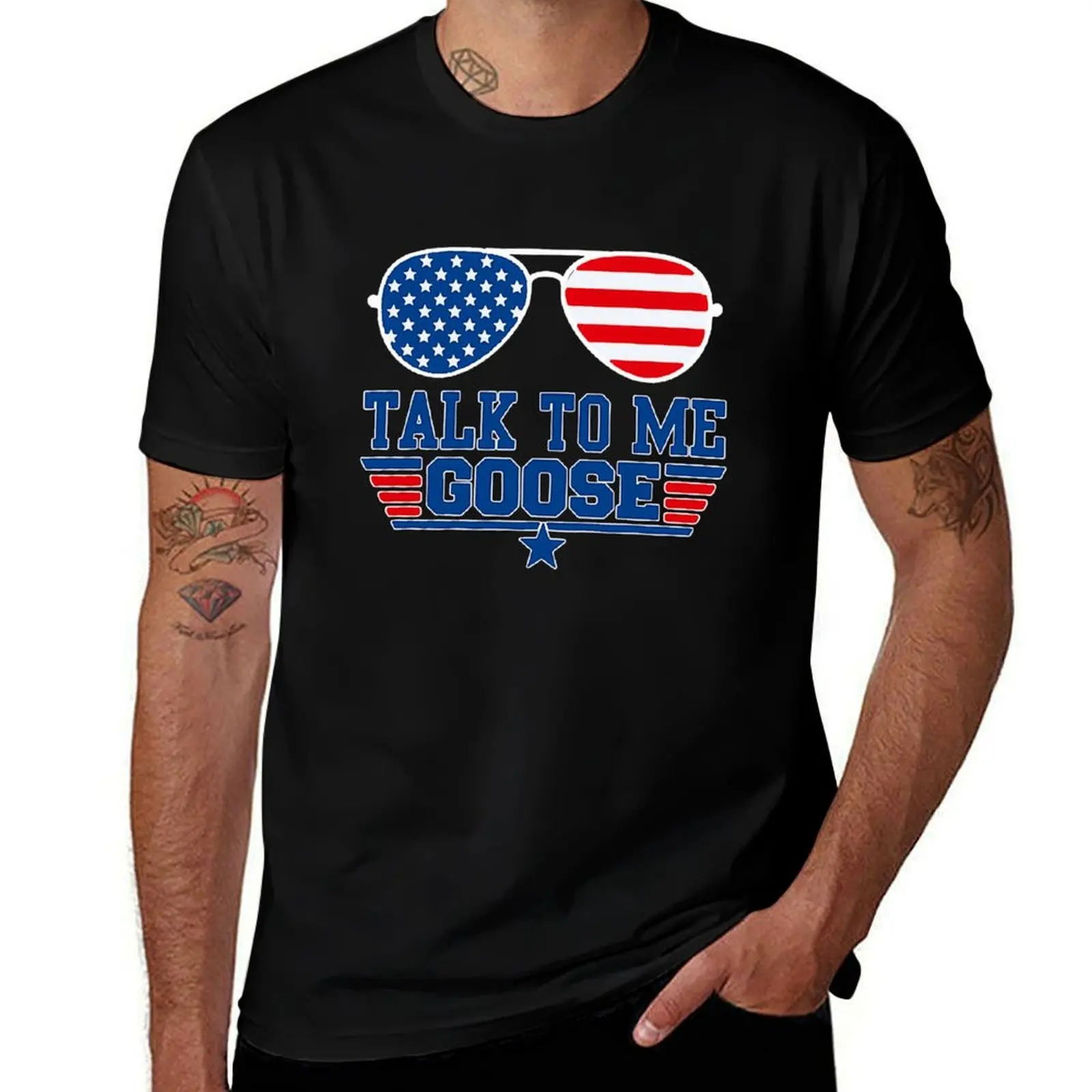 Miles Teller Goose Miles Teller T-Shirt Holiday Casual Short Sleeve Top T-Shirt