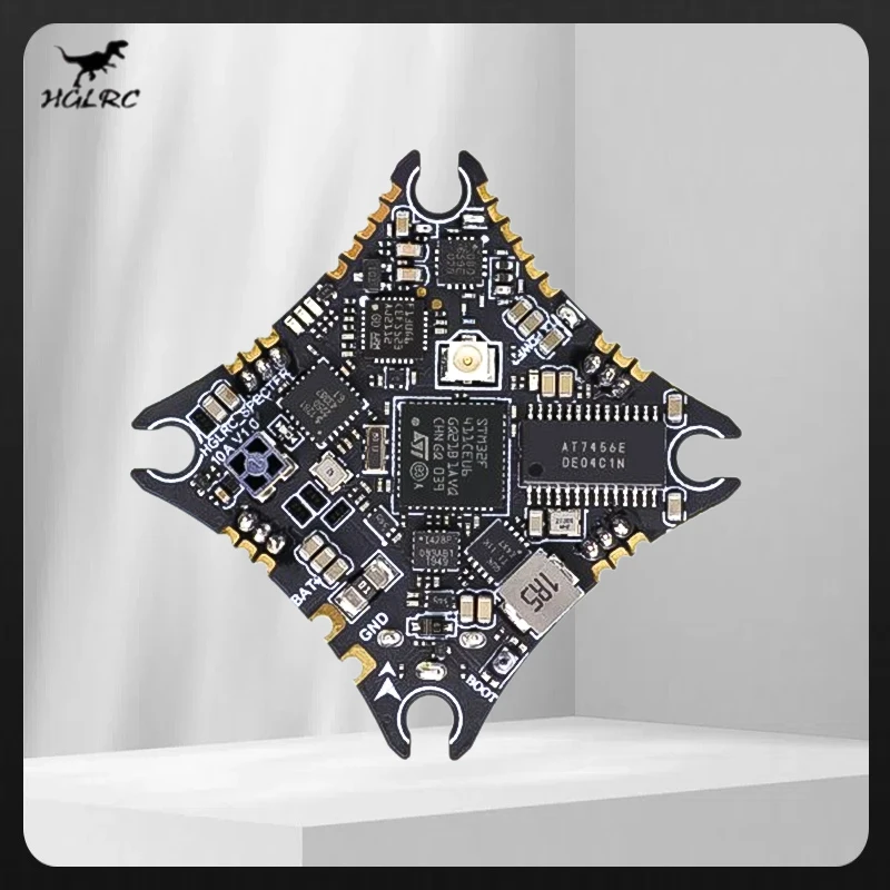 

Контроллер полета HGLRC SPECTER 10A 1-2S AIO F411 BLHELIS 10A 5,8G 400mW VTX SPI ELRS 2,4G RX для зубочисток 65-85 мм Whoop