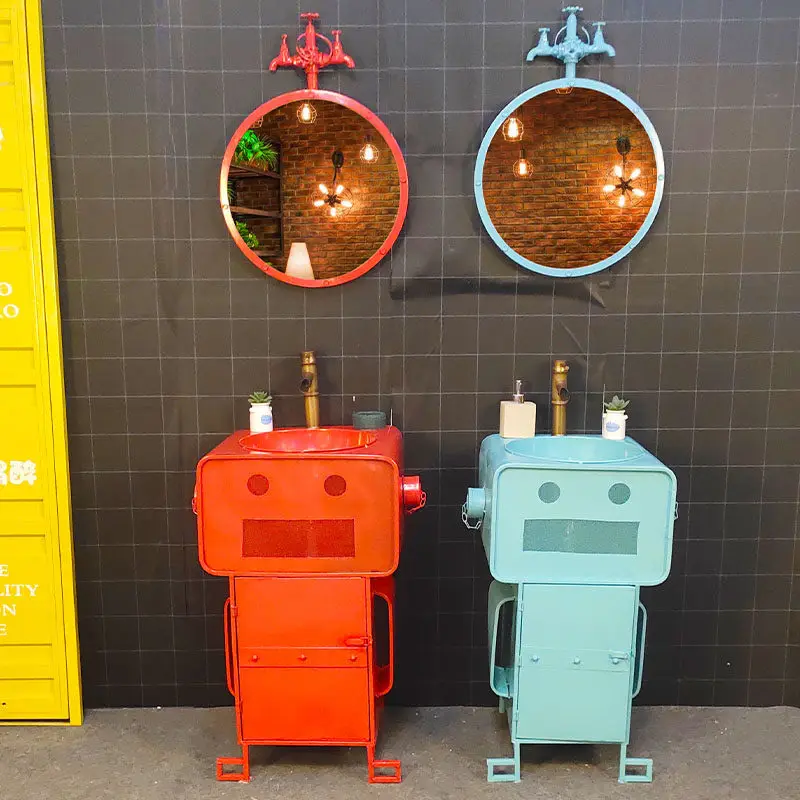 Commercial industrial wind washing basin kindergarten color cartoon