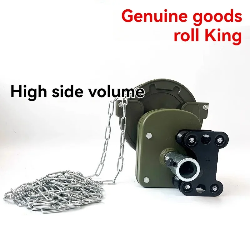 Complete waterproof manual film-rolling system; side curtain rolling mechanism accessories for agricultural greenhouses.