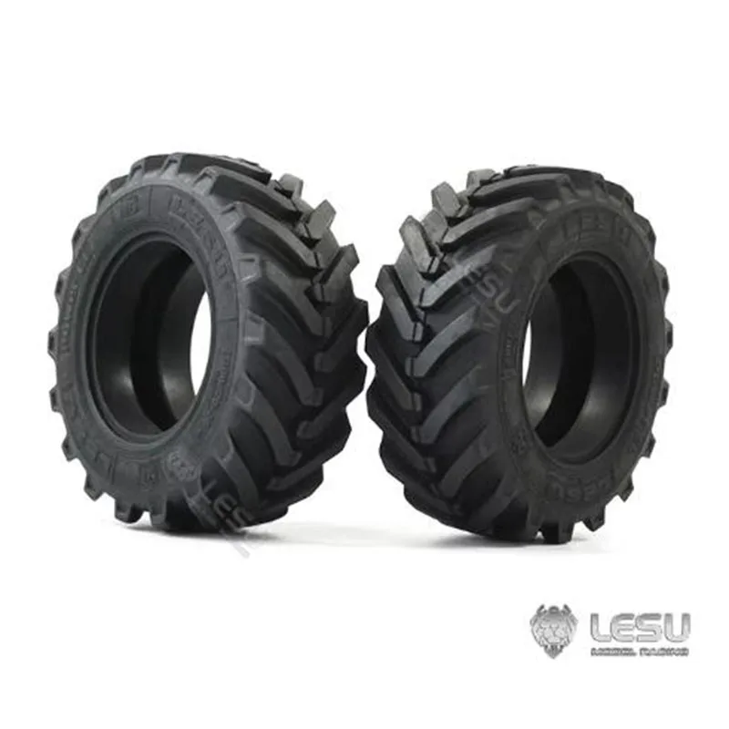 1/14 LESU Model Accessories Simulation Truck Tires High Quality Rubber Tyres Model For LESU Backhoe Model