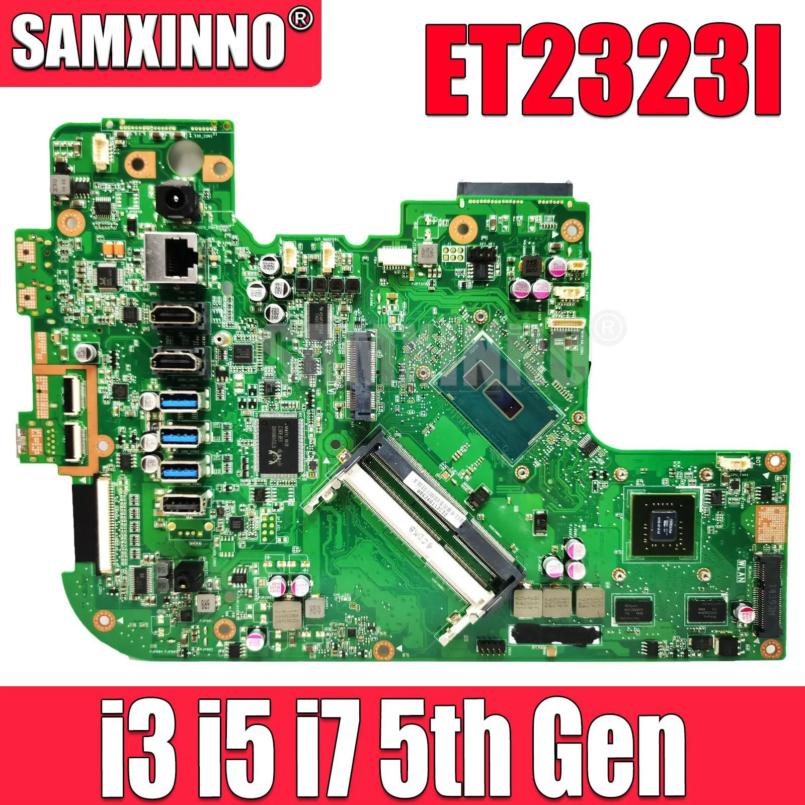 

SAMXINNO ET2323I Mainboard For ASUS All-in-One ET2323IUT ET2323INT ET2323 Motherboard I3-5010U I5-5200U I7-5500U GT840M